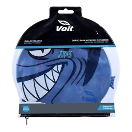 Voit Gorro Natación Voit Niño Silicón Unitalla Entrenamiento Color Azul Diseño de la tela Patrón