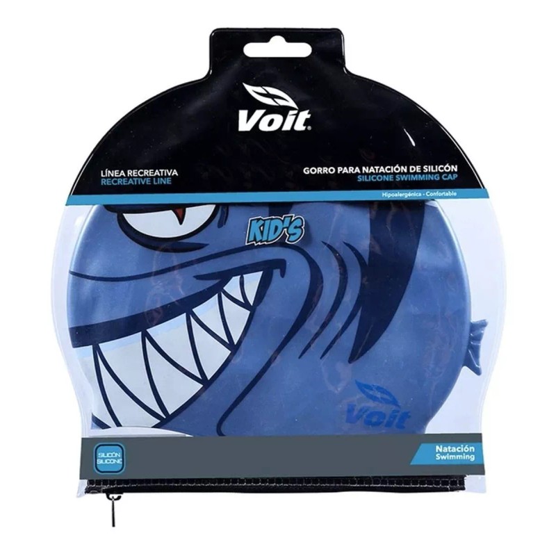 Voit Gorro Natación Voit Niño Silicón Unitalla Entrenamiento Color Azul