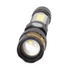 LED Flashlight USB Magnetic Charging 7 Gears Zoomable Black Light