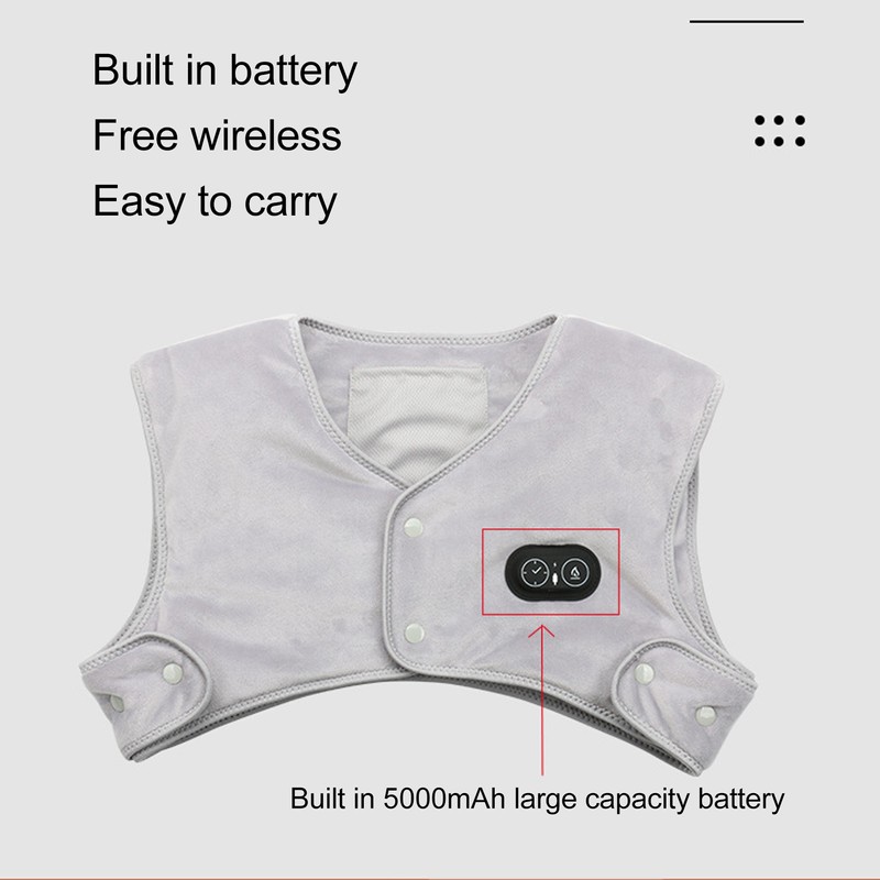 A258 Electronic Shoulder Heating Pad Timer 3 Temperature Settings Neck