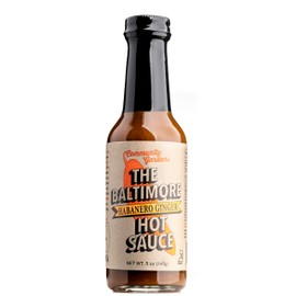 Small Axe Peppers The Baltimore Habanero Ginger Hot Sauce, 5 oz- All Natural, Kosher, non-GMO, Community Garden Grown Habanero pepper Gourmet Hot Sauce, Featured on HOT ONES!