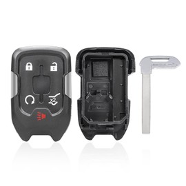 KEYALL 2 Pack 5 Buttons Remote Control Car Key Fob 2019-2020 Fit for GMC Sierra 5.3L,2019-2020 Fit for GMC Sierra 6.2L HYQ1EA,13508398