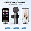MULBEVD Wireless Lavalier Microphone with Magnetic Clip, Mini Mic for