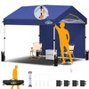 COBIZI Canopy Tent 10x10 Pop Up Canopy with One Button