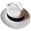 Classic White Men's Wool Felt Godfather Gangster Mobster Gentleman Fedora