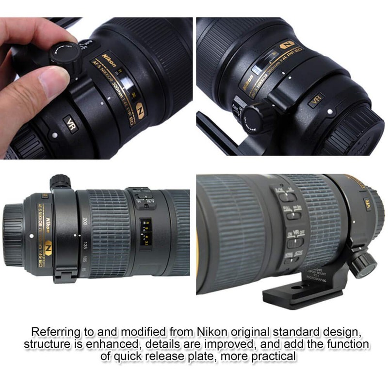 Ring Tripod/Tripod Mount Ring, Specially Designed for Nikon AF-S 300mm