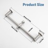 Shower Slide Bar Adjustable Handheld Shower Head Holder Wall Mount