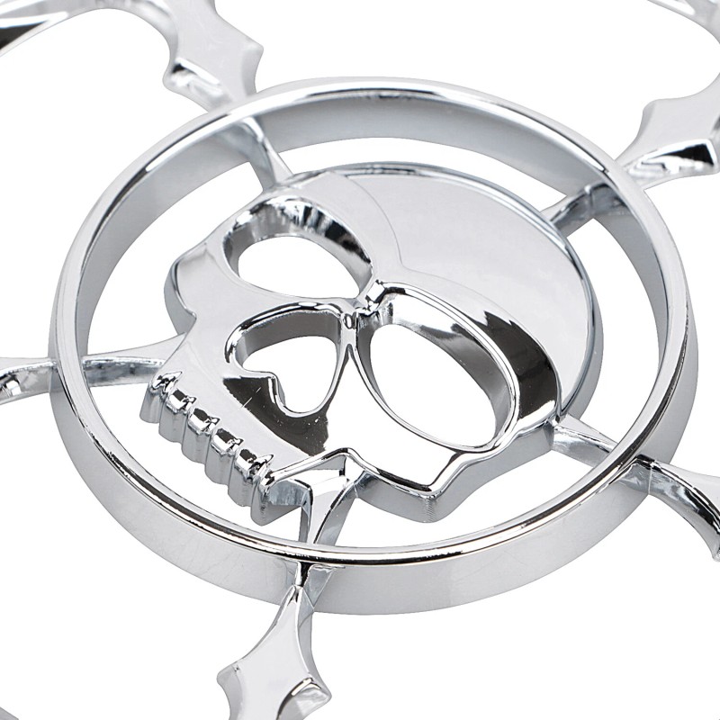 Unbranded Chrome 4-1/2" Speaker Trim Grill Cover For Harley Electra