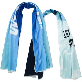 Luwint Cooling Towels for Sport, Pack of 2 Quick Dry Microfiber Towels for Workout Exercise Hiking Yoga Golf Travel