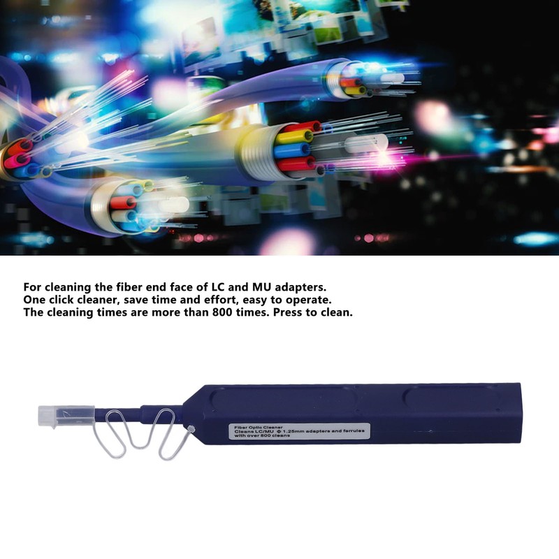 Fiber Optic Cleaner Anti Static ABS LC MU Cable Cleaning