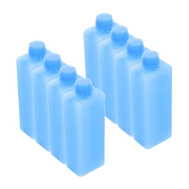 Reusable Ice Packs, 8pcs Small Freezer Bricks Coolers Mini Ice Blocks for Desktop Air Fans Slim Packs for Picnic Travel Lunch Box