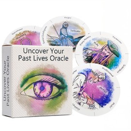 NHQZ Tarot Cards, Tarot Cards for Beginners, Uncover Your Past Lives Oracle, Witch Tarot, Oracle Cards, Tarot for Beginners, 87 Sheets, for Beginners, d'Alene to