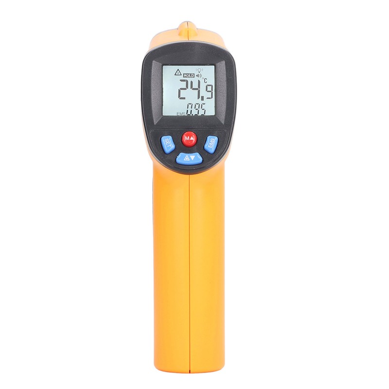 Industrial Infrared Thermometer LCD Digital Handheld Temperature Measuring Gun for