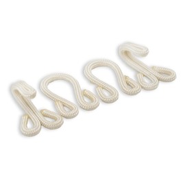 Lakesstory Sewing Hook and Eyes Closure Fur Hook and Eyes Covered for Fur Coats Wraps and Jackets 1-1/2"