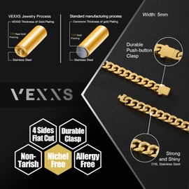 VEXXS Men's Bracelet 5/7mm02