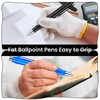 Amabro Extra Large Ballpoint Pens with 3PCS Refills Easy Grip