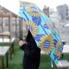 [Japanese Umbrella Lovely Great Graphics] Japanese Pattern Textile Trifold Rubbish