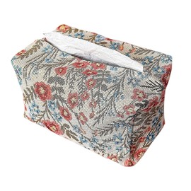 NazyJnn Nordic Floral Jacquard Tissue Case Cover, Stylish, Durable, Fine Material, Compact, Tissue Box Cover, Interior Goods, Gift