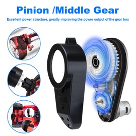 24v Motor-50000RPM for Power Wheels,RS555 High-Speed Steel Gears Motor Gearbox for Kids Ride on Car -18V-24V Motor Conversion Kit,Upgrade Replacement Parts (24v-50000RPM)