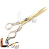 Laja Imports Hairdressing Scissors Barber Hair Shears Gold Razor Sharp