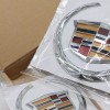 Unbranded CHROME Front Grille Badge & Rear Trunk Lid DECAL