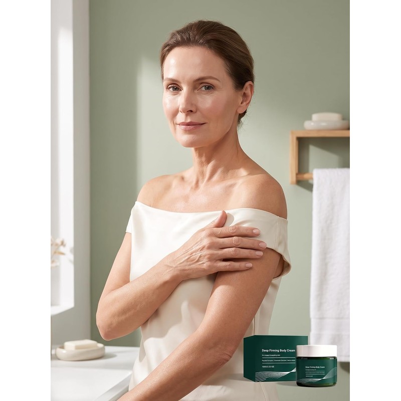 Deep Firming Body Cream, 3.53 Oz Peptide Ceramide Moisturizer Body