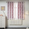 MYSKY HOME - Doble corte de cortina transparente con pompones