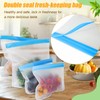 Reusable Silicone Food Storage Bags, 10 Pack 4 Size Leak