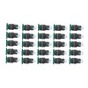 25Pcs/Set Green Mushroom Head Switch IP65 Plastic Mini Button Switches