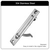 Pocket Door Lock with Edge Pull,Privacy Door Hardware Suitable for