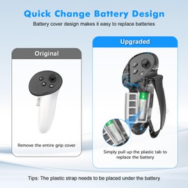 Silicone Cover Set for Meta Quest 3, Upgraded Design Full Protection for Quest 3, 4 in 1 VR Accessories Protective Cover for Oculus Quest 3, Ideal Present for Birthday and Christmas (Phantom)