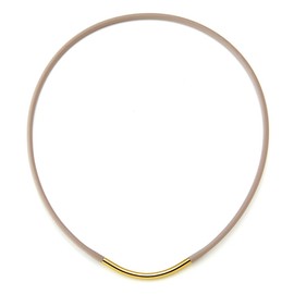 [リエリィ] コラントッテ公式 ループネックレス 磁気ネックレス レディース 女性 チョーカータイプ グレージュ フリーサイズ