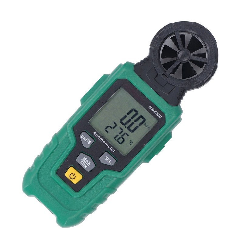 Digital Wind Speed Meter Multifunctional Accurate Handhled Wind Speed Temperature