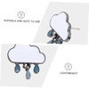Beavorty 1 Pair Adorable Cloud Raindrops Shape Ear Studs Lightweight