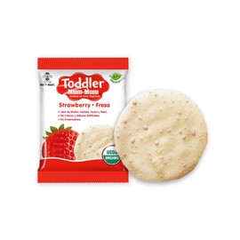 Galletas De Arroz Para Niños Orgánica Toddler Mum Mum, Sin Gluten, Alimentación Complementaria (Fresa)