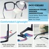 OCCI CHIARI Funky Womens Reading Glasses 3.0+ Large Head Readers