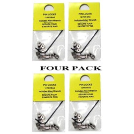 48 Locking Pin Keepers For Hat Lapel Vest