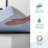 LUCID 4 Inch Gel Memory Foam Mattress Topper-Ventilated Design-Ultra Plush-Queen