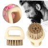 PACKOVE 2pcs Portable Beard Brush Durable Cleaning Brush for Men