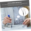 Baluue 2pcs Glasses Pincer Repair Tool Glasses Pliers Bent Nose