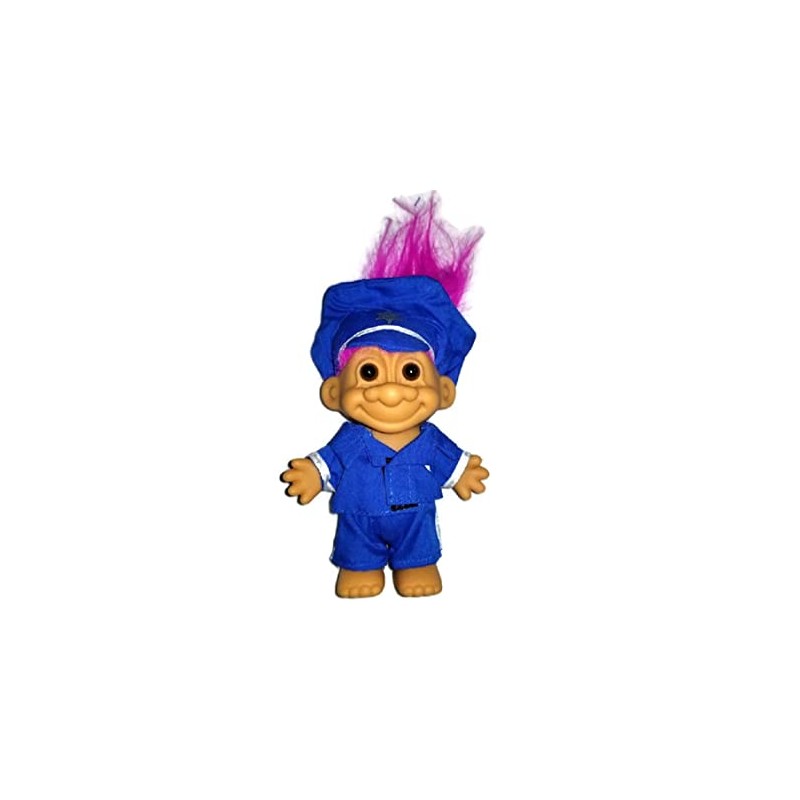 Policeman Troll Doll COP Lucky Troll Doll