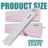 FANDAMEI Double Sided Nail Files, 15pcs Nail Styling Tools -
