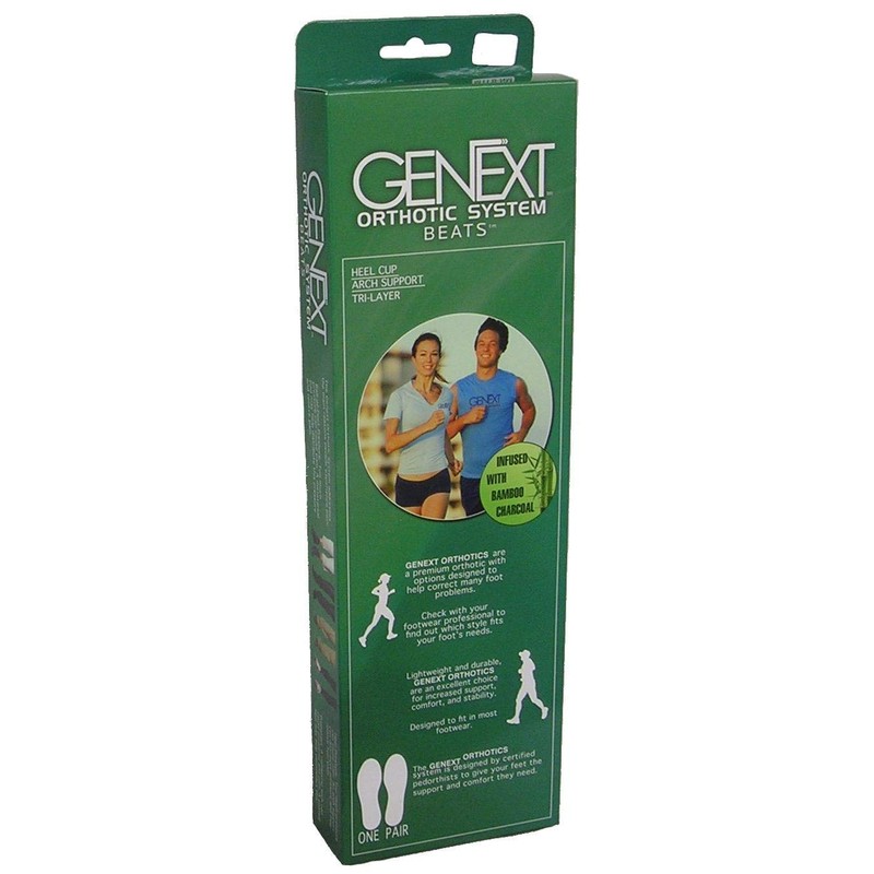 GenExt Women's Beats (Neutral Heel) Full Orthotic Arch Support Insole