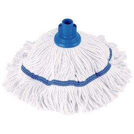 Discounted Cleaning Supplies Abbey Hygiene socket Mop Head 300grm Blue - YLTB30