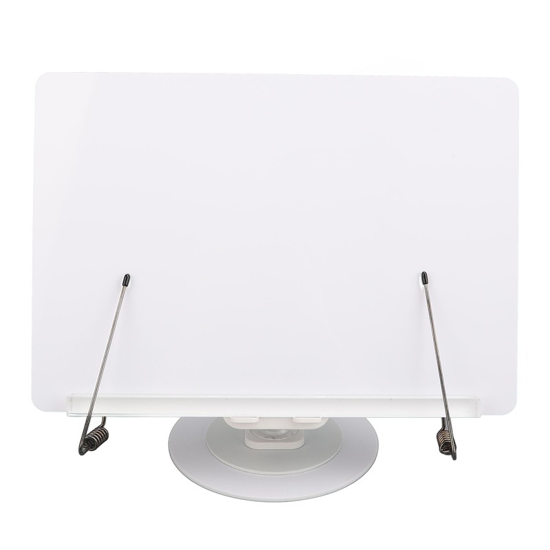 Book Reading Stand Foldable 360 Degree Rotating Book Stand Acrylic