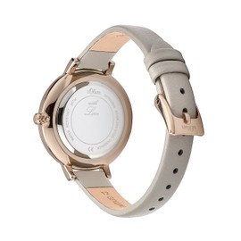 s.Oliver Women's Analogue Quartz Watch, grey - SO-3475-LQ