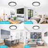 libtit 12 inch Flush Mount LED Ceiling Light Fixture, 3000K