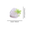 Cute Mini Strawberry Hair Clips,Funny Acetate Claw Clip for Women,Fashion
