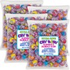 Extra Sour Fruit Gumballs, 4 Bags (3.3 oz Each) -