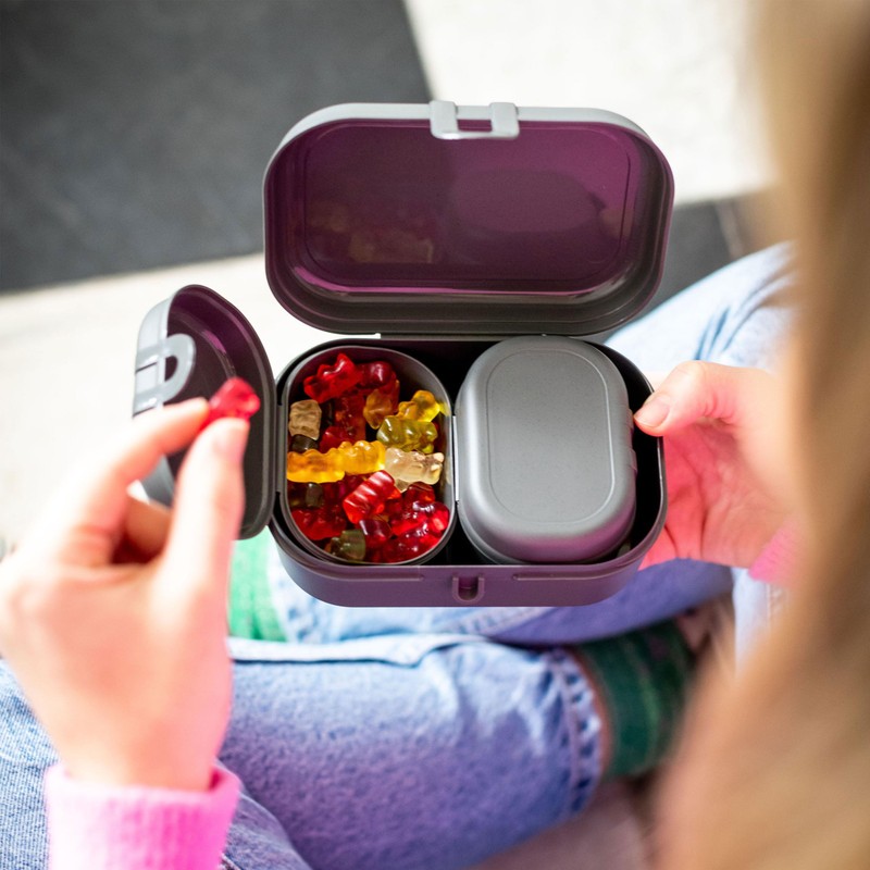 Koziol Pascal Ready Mini Lunch Boxes Plastic Blue Set of